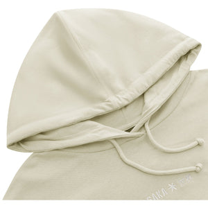 Osaka Cropped Hoodie Warm Grey - 