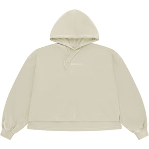 Osaka Cropped Hoodie Warm Grey - 