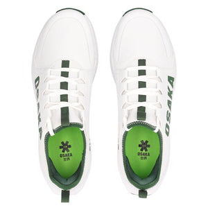 Osaka Furo Court Pineneedle bovenaanzicht met groene bootie en inlegzool