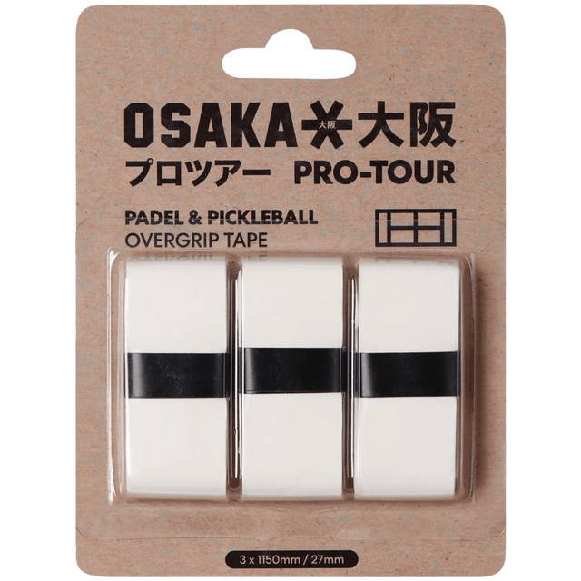 Osaka Padel Overgrip Tape White (3 Pcs) - 