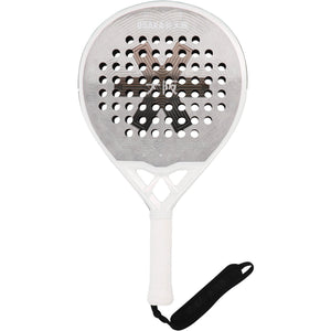 Osaka Pro Tour LTD Control padelracket in wit met holografische glans, vooraanzicht