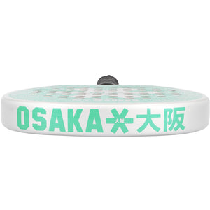 Bovenaanzicht van de Osaka Pro Tour Power Aquatic Awe met groen OSAKA-logo op wit