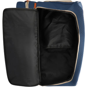 Geopend hoofdvak van de Osaka Neoprene tas met zwarte voering