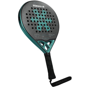 Osaka Vision Pro Control Teal schuin vooraanzicht, ronde vorm in grijs met turquoise