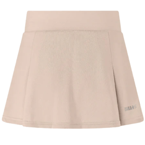 Achterkant van de beige Osaka Women Floucy Skirt met plooien in de rug