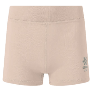 Vooraanzicht van de beige Osaka Women Tech Short Thight met strakke pasvorm