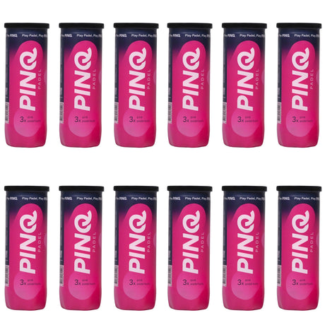Pinq Pink Padel Balls (3x3 st.)
