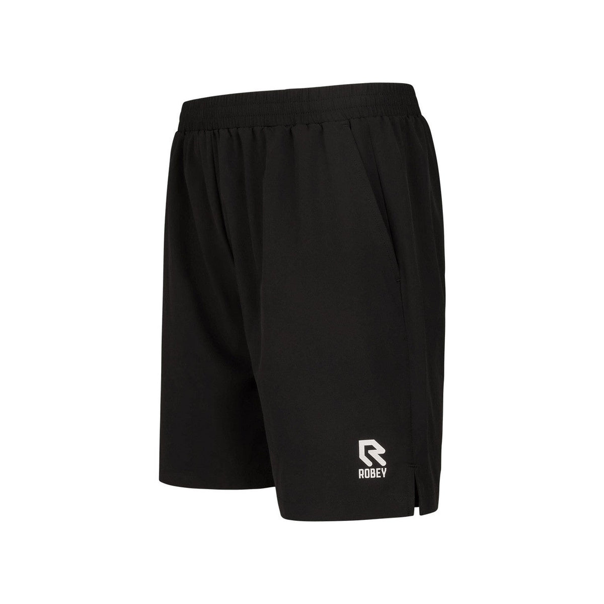 Robey Short Club Black, zijaanzicht met zijsplit