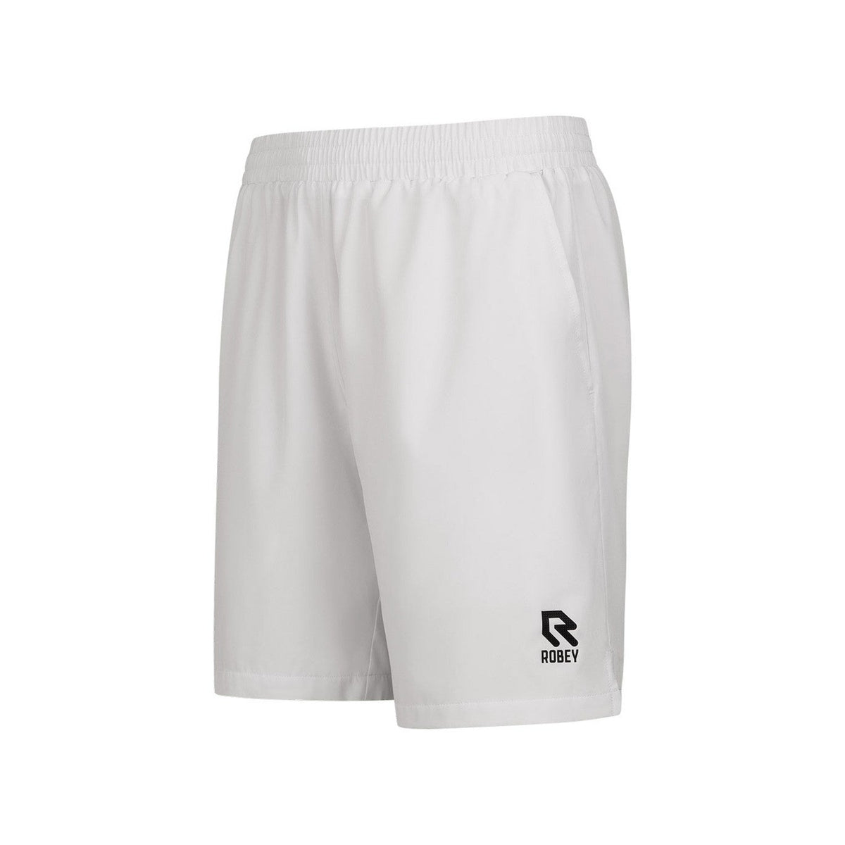 Robey Short Club White, detail van het doek