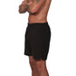 Zwarte RS Performance short voor heren, zijaanzicht met elastische taille