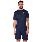 RS Performance T-Shirt Navy, vooraanzicht met korte mouwen