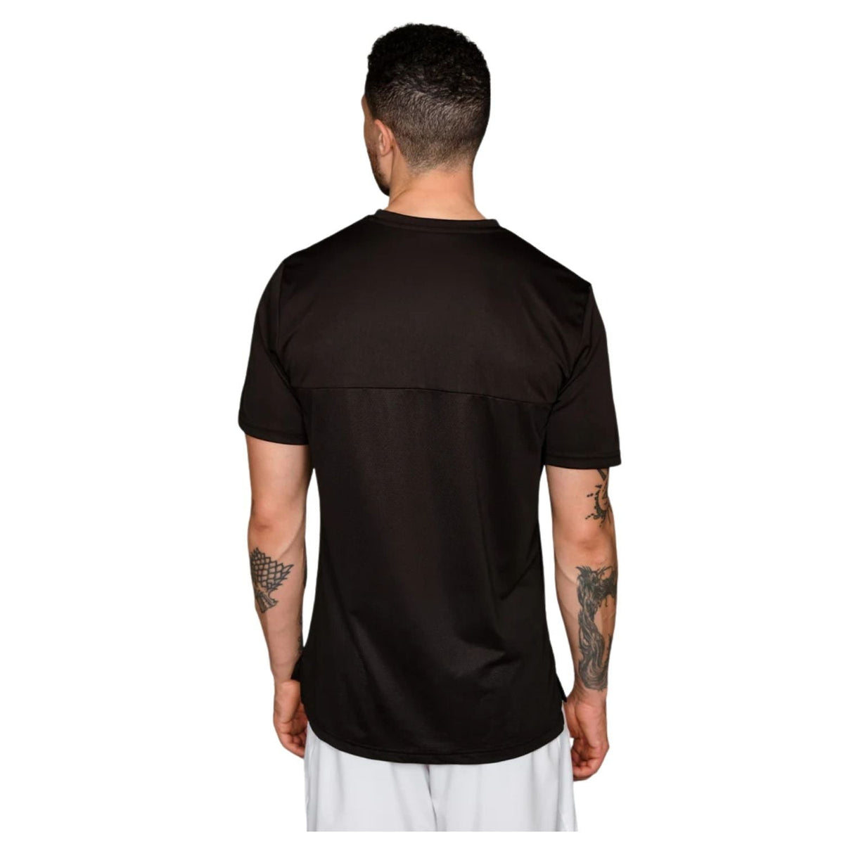 Achterzijde van het zwarte RS Performance T-shirt voor heren