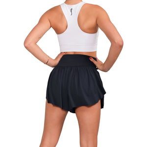 RS Women Court Pleated Shorts - 