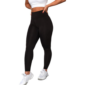 Zwarte RS Women Stretch Tech legging voor dames, vooraanzicht gedragen