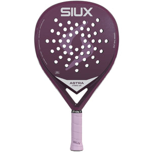 Siux Astra Hybrid Air 26 padelracket in paars met wit SIUX-logo, vooraanzicht