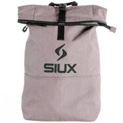 Siux Backpack Street 2026 in wit, roll-top rugzak met Siux-logo