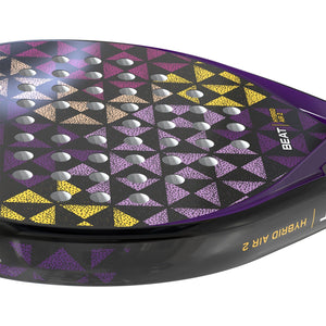 Detail van het driehoekpatroon op de achterzijde van het Siux Beat Hybrid Air 2