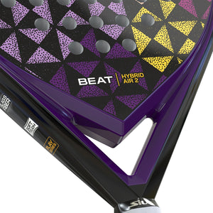 Detail van het hart van het Siux Beat Hybrid Air 2 met witte opdruk BEAT HYBRID AIR 2