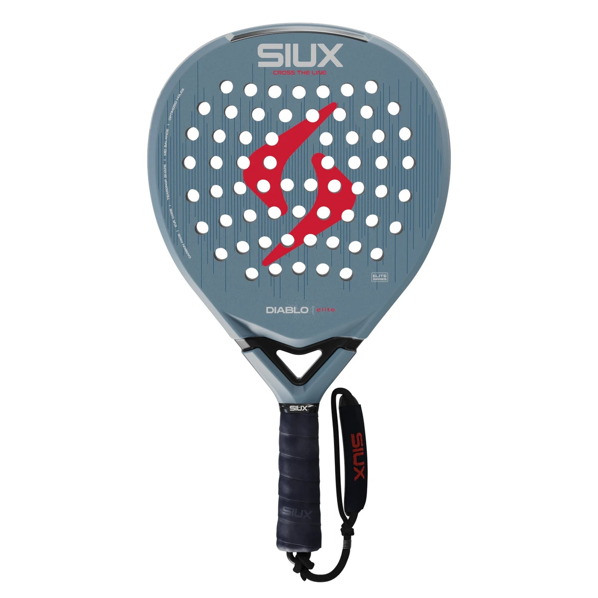 Siux Diablo Elite 2027 Blue padelracket, vooraanzicht