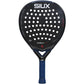 Siux Diablo Pro 26 padelracket in zwart met donkerblauw frame, vooraanzicht