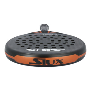Bovenaanzicht van het Siux Electra Flow 4 met SIUX-tekst op de oranje framerand