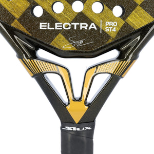 Detail van het hart van de Siux Electra ST4 Pro met Electra Pro ST4-opdruk
