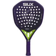 Siux Fenix Elite 6 26 padelracket in paars met limoengroen hart, vooraanzicht