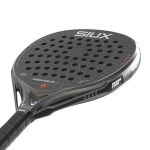 Siux Pegasus Pro 26 Storm Grey, liggend aanzicht met zwarte grip