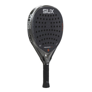 Siux Pegasus Pro 26 padelracket licht gedraaid, zwart blad met grijze framerand