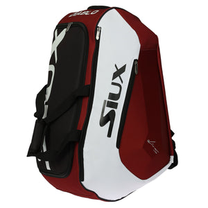 Rechtopstaande Siux Diablo Sanyo padeltas met wit Siux logo op de zijkant