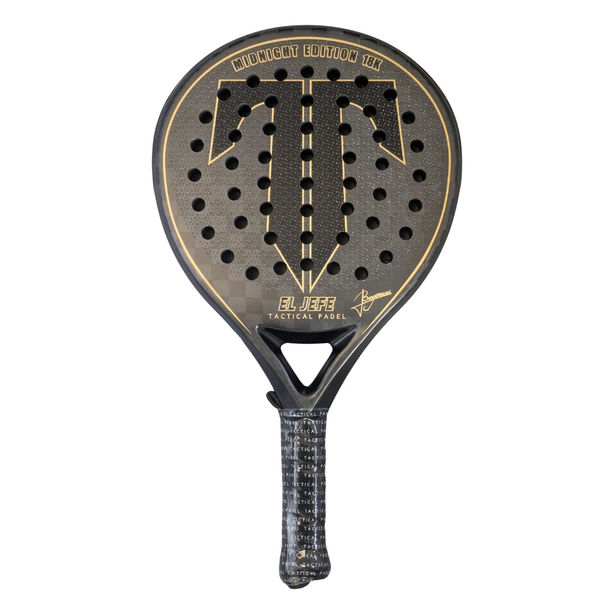 Tactical El Jefe Midnight 18K padel racket – voorkant