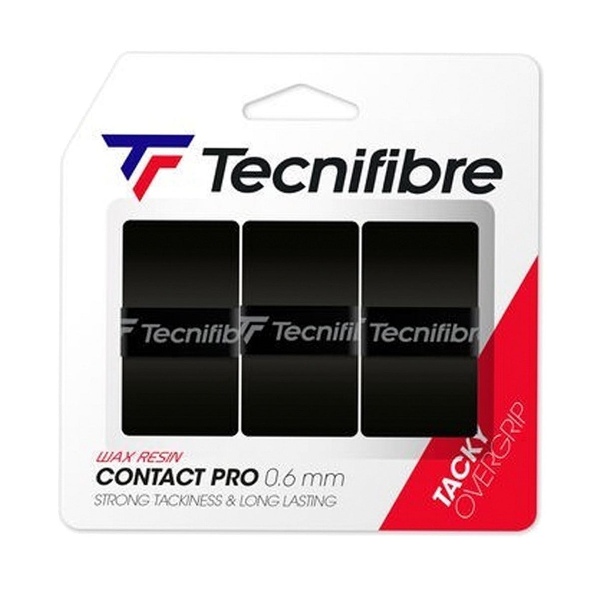 Tecnifibre Contact Pro Overgrip Black (3-Pack)
