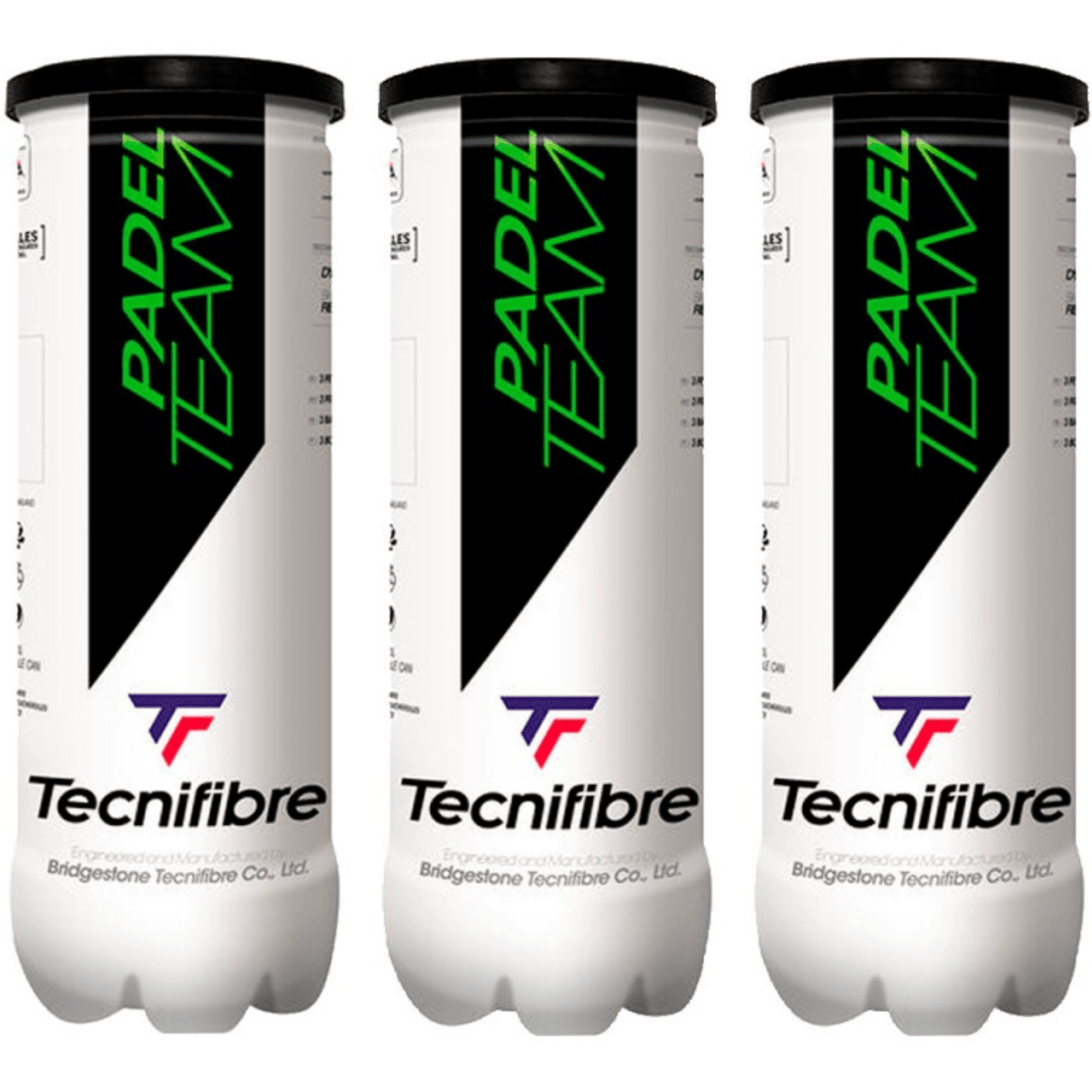 Tecnifibre Padel Team Balls (3x3 st.) - 
