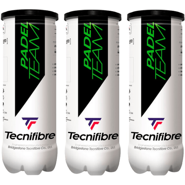 Tecnifibre Padel Team Balls (3x3 st.) - 