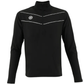 The Indian Maharadja Baroda Chevron Half Zip Sweater Black - 