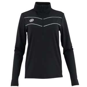 The Indian Maharadja Baroda Chevron Half Zip Sweater W Black - 