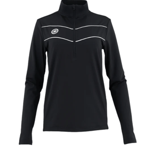 The Indian Maharadja Baroda Chevron Half Zip Sweater W Black - 