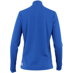 The Indian Maharadja Baroda Chevron Half Zip Sweater W Cobalt - 