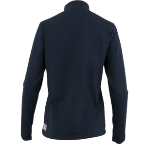 The Indian Maharadja Baroda Chevron Half Zip Sweater W Navy - 