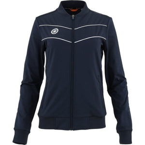 Baroda Chevron trainingsjack voor dames in donkerblauw met witte chevronstreep
