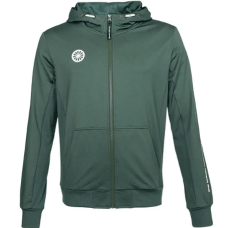 Indian Maharadja Men Hooded Jacket Green, groen capuchonjack met rits, vooraanzicht