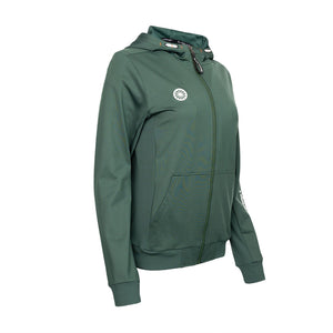 The Indian Maharadja Kadiri Women Hooded Jacket Green - 