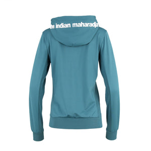 The Indian Maharadja Kadiri Women Hooded Jacket Teal - 
