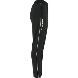 Zijaanzicht van de zwarte Indian Maharadja Baroda Chevron trainingsbroek