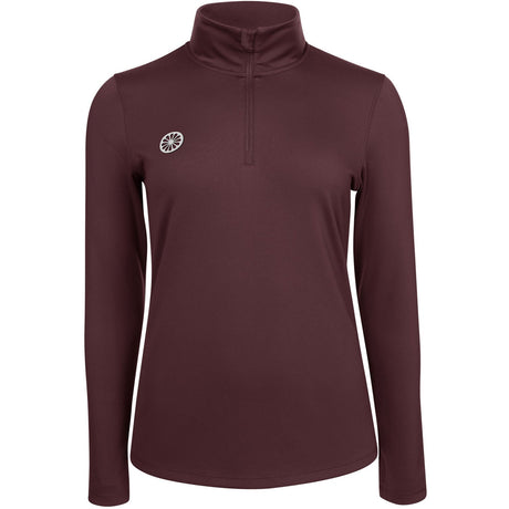 The Indian Maharadja Performance Half Zip W Dark Berry, vooraanzicht