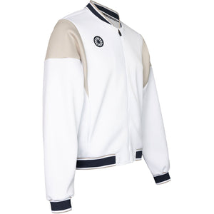 The Indian Maharadja Pique Bomber Jacket White - 