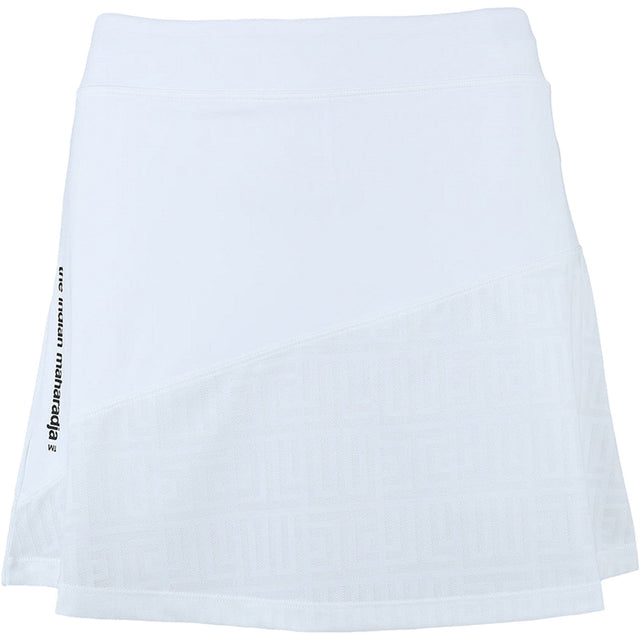 The Indian Maharadja Skirt Kadiri Jacquard White - 