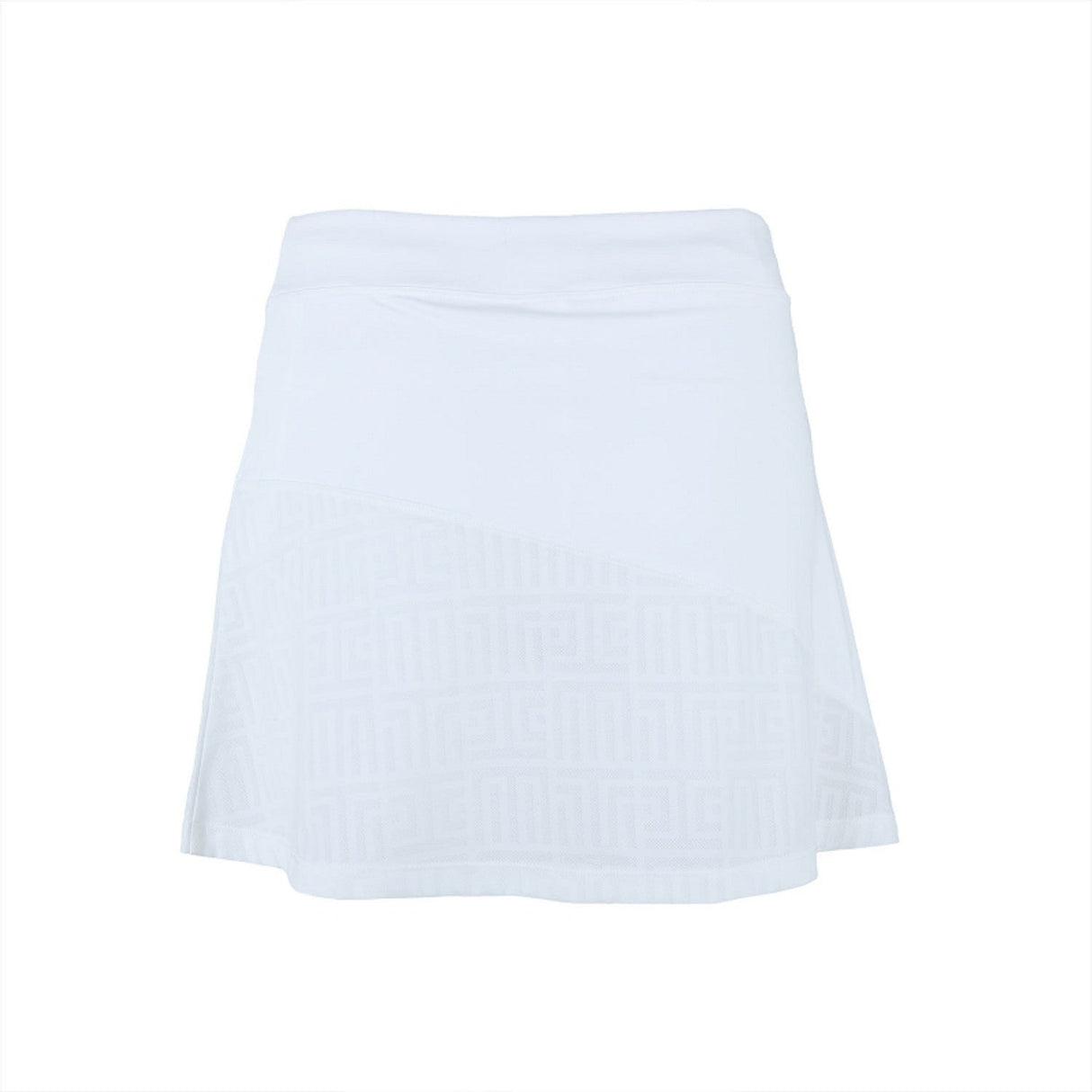 The Indian Maharadja Skirt Kadiri Jacquard White - 