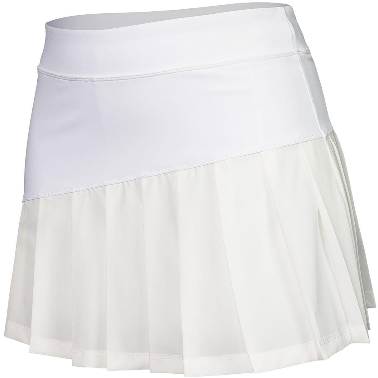 The Indian Maharadja Skirt Pleated White - 
