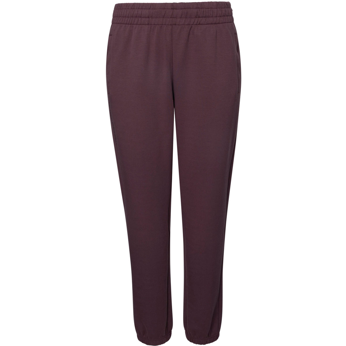 Indian Maharadja Soft Supreme joggingbroek in bordeauxrood, vooraanzicht